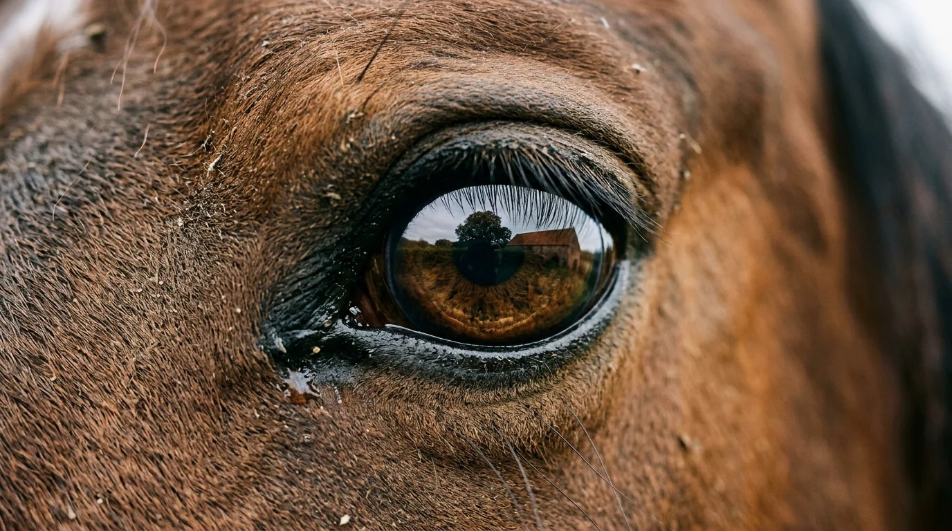 Un regard de cheval, Centre équestre de Condorcet, Condorcet